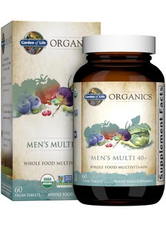 Organics Men's Multi 40+, 60 Vegan Tablets