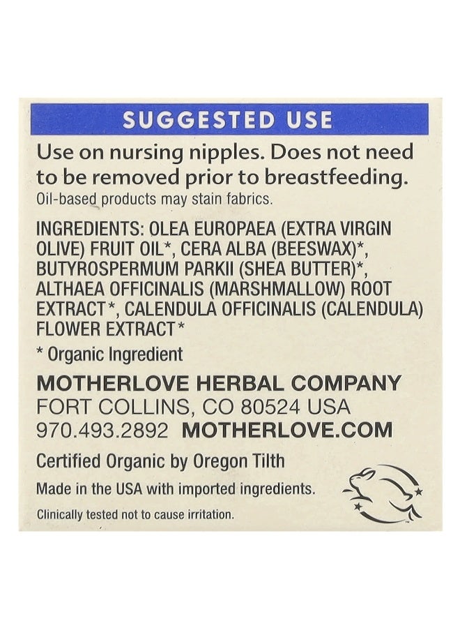 Motherlove Motherlove, Breastfeeding, Nipple Cream, 1 fl oz (29.5 ml)  - Image 3