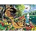 Edsjegn 300 Piece Puzzles for AdultsLake Cabin Jigsaw Puzzle for Adults Kids ElderlyLarge Piece Countryside Puzzle for Kids Age 810 1012Challenging Landscape PuzzleFamily Game Great Gift 205x15in - Image 2