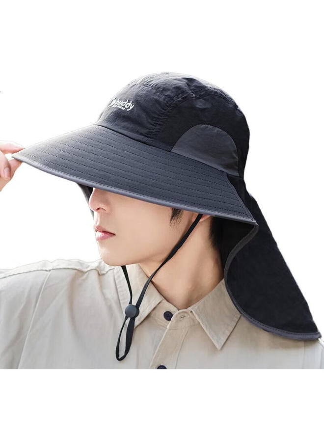 Grgn Sun Protection Hat For Men, Sun Visor, Fishing Hat, Hiking Hat, Sun Hat, Outdoor Uv Protection Wide Brim Hat For Men - Image 3