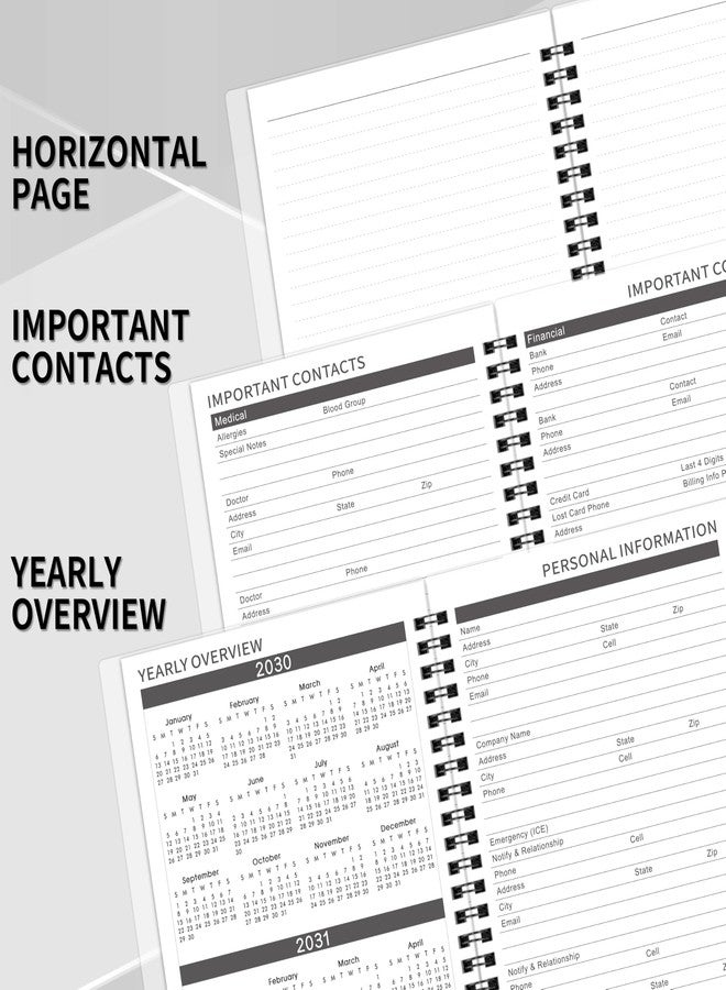 MaaIbok 2026-2031 Monthly Planner/Calendar - 5 Year Monthly Planner 2026-2031 with Tabs, Jul 2026 - Jun 2031, 6.4" x 8.5", 60 Monthly Planner, Two-Side Pocket, 9 Notes Pages, Suitable for Long-Term Planning - Image 5