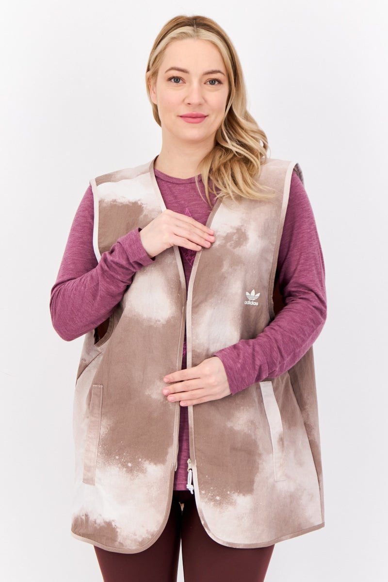 adidas Originals Women Sportswear Fit Brand Logo Training Sweater Vest, Multicolor  - Image 1