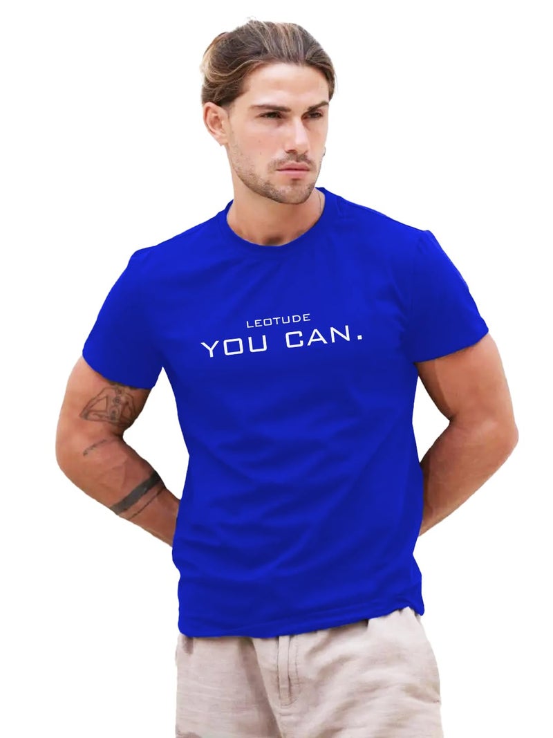 LEOTUDE Mens Regular Cottonblend Half Sleeve Round Neck Printed Multicolour Combo Pack Tshirts (PO3_39ALL_Multi7_3XL) - Image 5