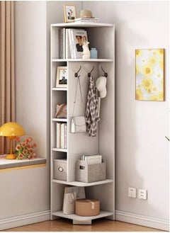 1-Piece Corner Shelf Display Storage Shelves for Home Office Décor Density Board White 30x30x180 cm - pzsku/Z74C376177E9F72682B63Z/45/_/1735484599/49a3ad85-3fa3-4f2c-b917-8292fe1e838d