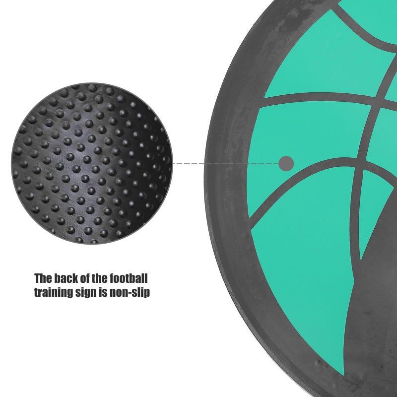 ABOOFAN 10 Pcs Soccer Training Numbered Spot Markers Discs 23cm Flat Non Slip Football Marker Discs for Sports Ground and Gym Agility Drills - Image 4