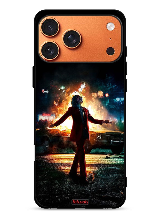Tolwak Apple iPhone 17 Pro Max Protective Case Cover Joker Happy Mode - Image 1