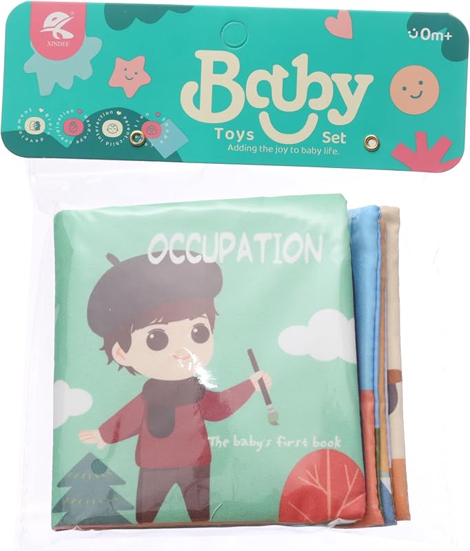 Megahertz Waterproof Fabric Educational Book for Creative Learning +3 - Multi Colour