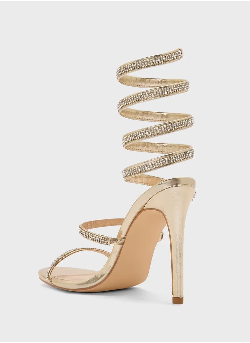 Truffle Wrap Aroun Stiletto High Heel Sandal