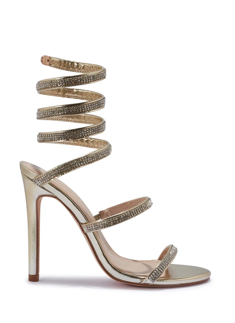 Truffle Wrap Aroun Stiletto High Heel Sandal