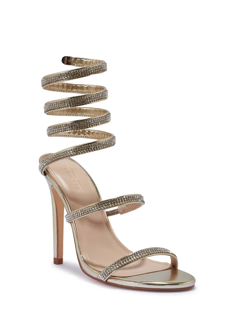 Truffle Wrap Aroun Stiletto High Heel Sandal