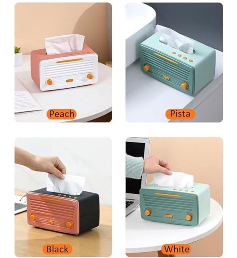 Foniros Retro Style Plastic Tissue Box Holder, Super Technology Makes The Surface Smooth - Image 5