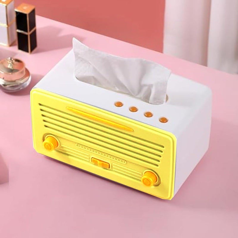 Foniros Retro Style Plastic Tissue Box Holder, Super Technology Makes The Surface Smooth - Image 2