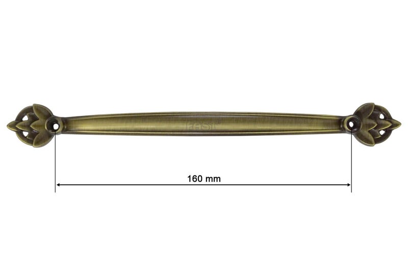 FAST CP05 Brass Antique Front Screw Cabinet Pull Handle for Door and Window 2pcs (8 inch) - Image 4