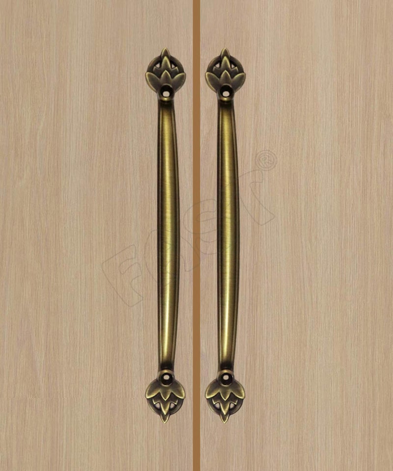 FAST CP05 Brass Antique Front Screw Cabinet Pull Handle for Door and Window 2pcs (8 inch) - Image 2