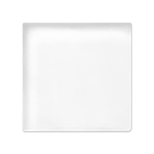 Selected Hanky 100% Pure Silk Pocket Square Solid White - Image 1