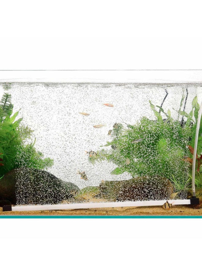 هايغر مجموعة حجر الهواء لحوض السمك على شكل ستارة فقاعات، حجر تهوية الأكسجين المذاب في حوض السمك مع أنبوب هواء ناشر لتزيين الفقاعات للبركة مقاس 16 بوصة - Image 1