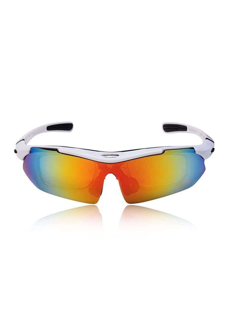 Polarized Sports Sunglasses for Men Lightweight with 5 Interchangeable Lenses for Outdoor Cycling Running Driving Fishing Golf Climbing Sports - Image 2