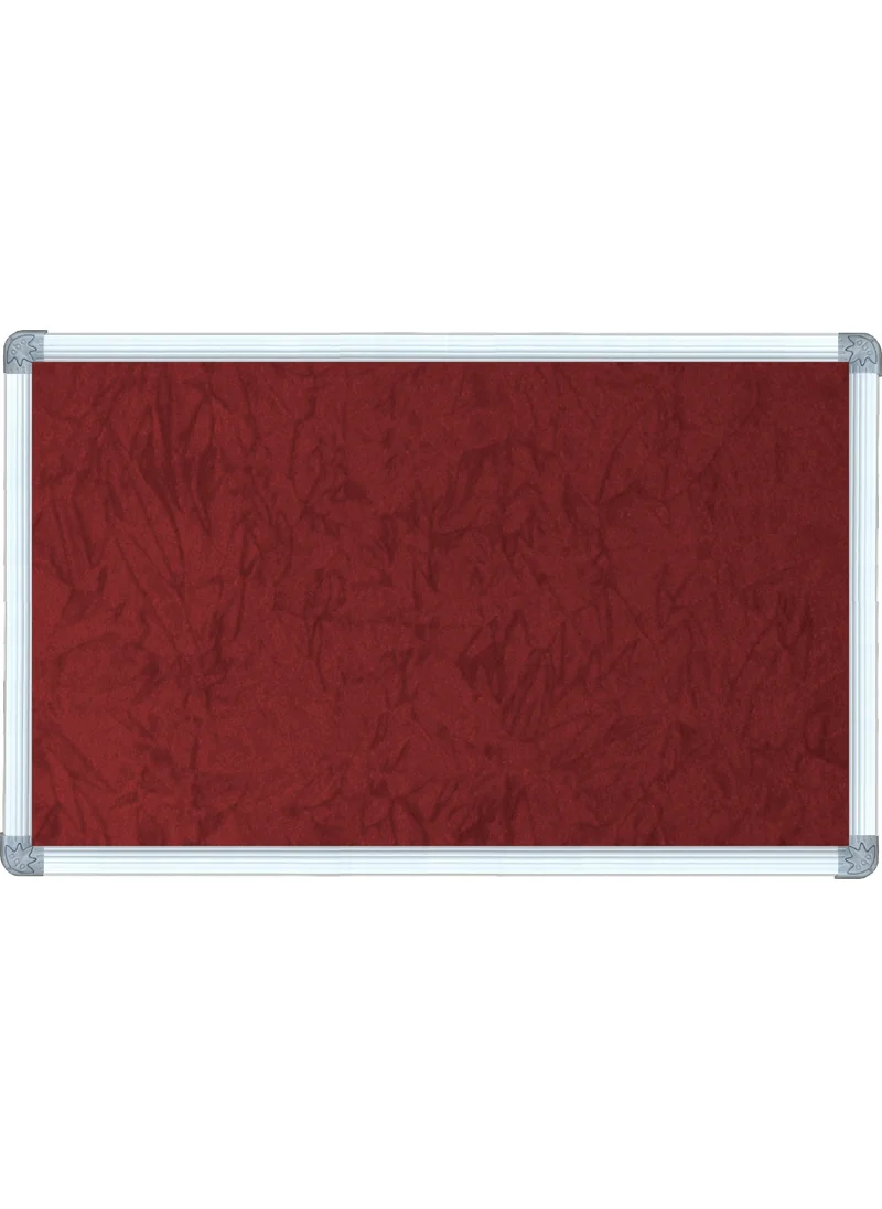 ABC 60X180 Aluminum Frame Fabric Covered Panel - Burgundy with Fabric