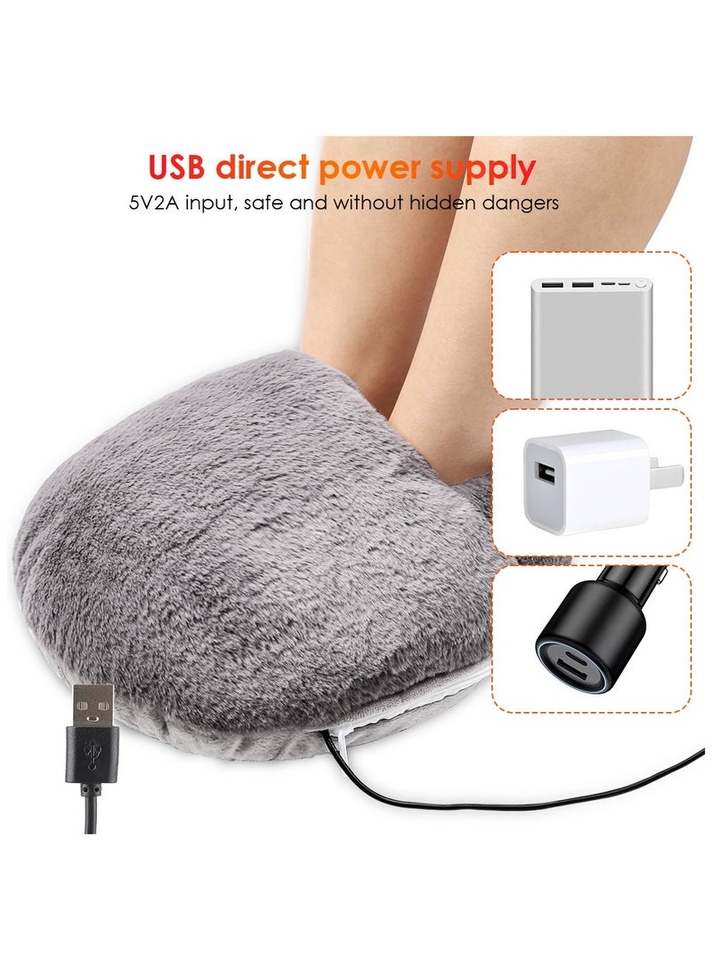 general Foot Heater 5V Comfortable Washable Feet Warmer USB  Constant Temperature for Office - Image 3