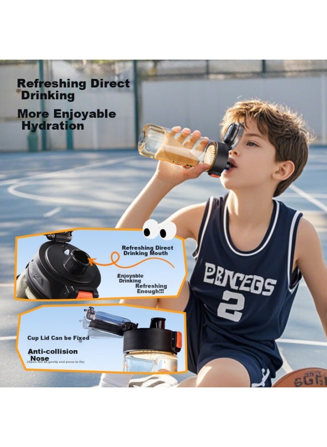 Tkk Plastic Water Bottle Food Grade Ppsu Student Water Bottle High Temperature Resistant Children'S Sports Bottle Summer Portable Tea Cup - Image 2