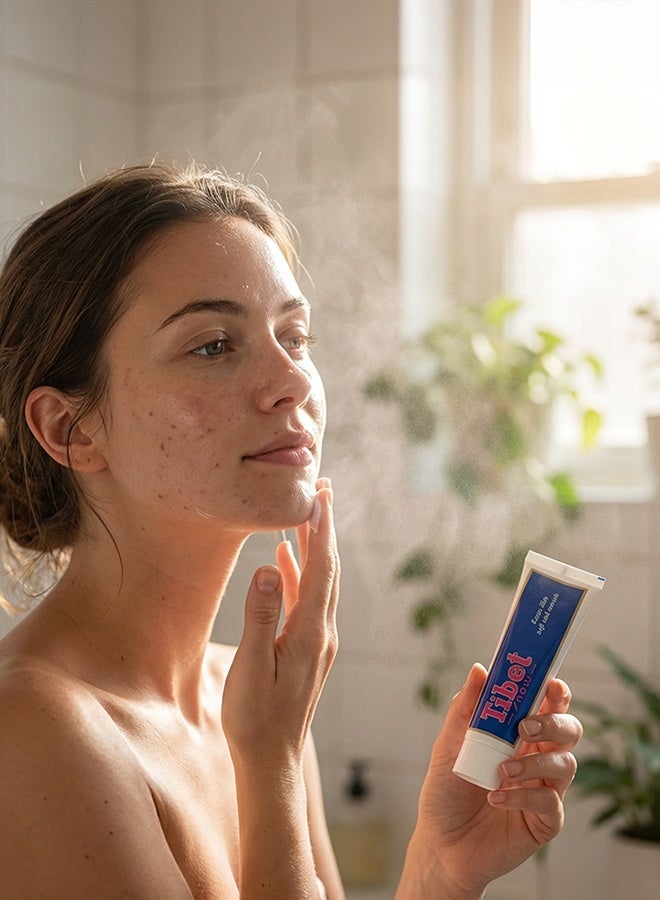 Tibet كريم التبت الثلجي في أنبوب | تركيبة مرطبة وملينة للبشرة يوميًا | كريم مغذي خفيف الوزن لبشرة ناعمة ومنعشة ومُرطبة – 25 جرام - Image 4