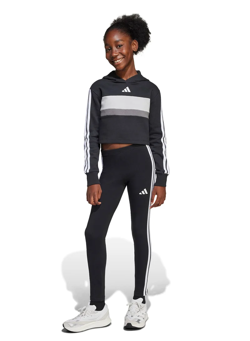 Adidas Youth Seasonal Essential Tiberio 3-Stripe Fleece Leggings Set