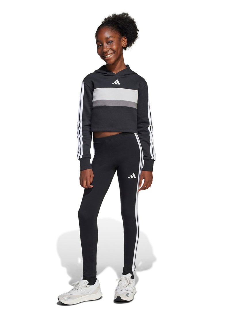 اديداس طقم ليجنز صوف تيبيريو مخطط بثلاث خطوط أساسي للموسم للشباب - Image 1