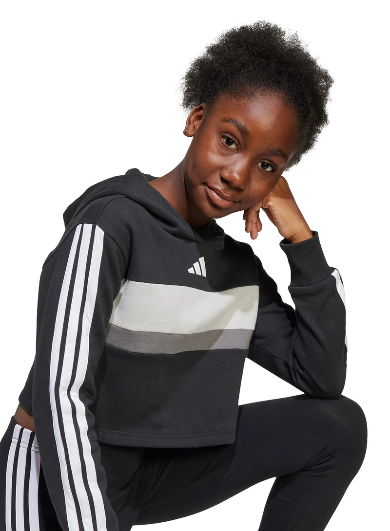 Adidas Youth Seasonal Essential Tiberio 3-Stripe Fleece Leggings Set