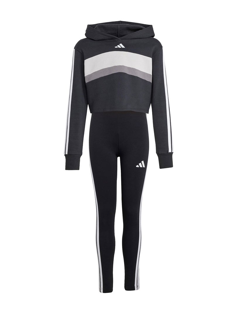 اديداس طقم ليجنز صوف تيبيريو مخطط بثلاث خطوط أساسي للموسم للشباب - Image 5