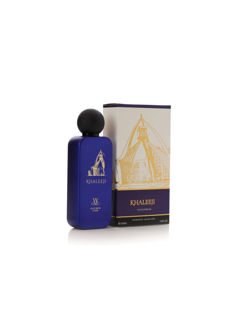 WORLD GOLDEN PERFUMES Exquisite Khaleeji Eau De Parfum by World Golden Perfumes - 100ml Natural Spray  - Image 1