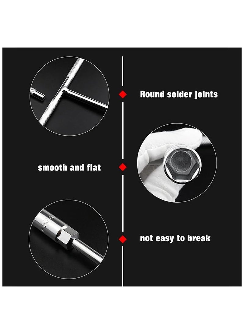 WISEUP WISEUP T Long Handle Socket Wrench for Nuts 10mm Deep Pull  - Image 5