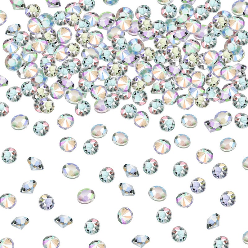 Bememo 10000 Clear Wedding Table Scatter Crystals Acrylic Diamonds Rhinestones for Table Centerpiece Decorations Bridal Shower Decorations Vase Beads45 mmCrystal AB