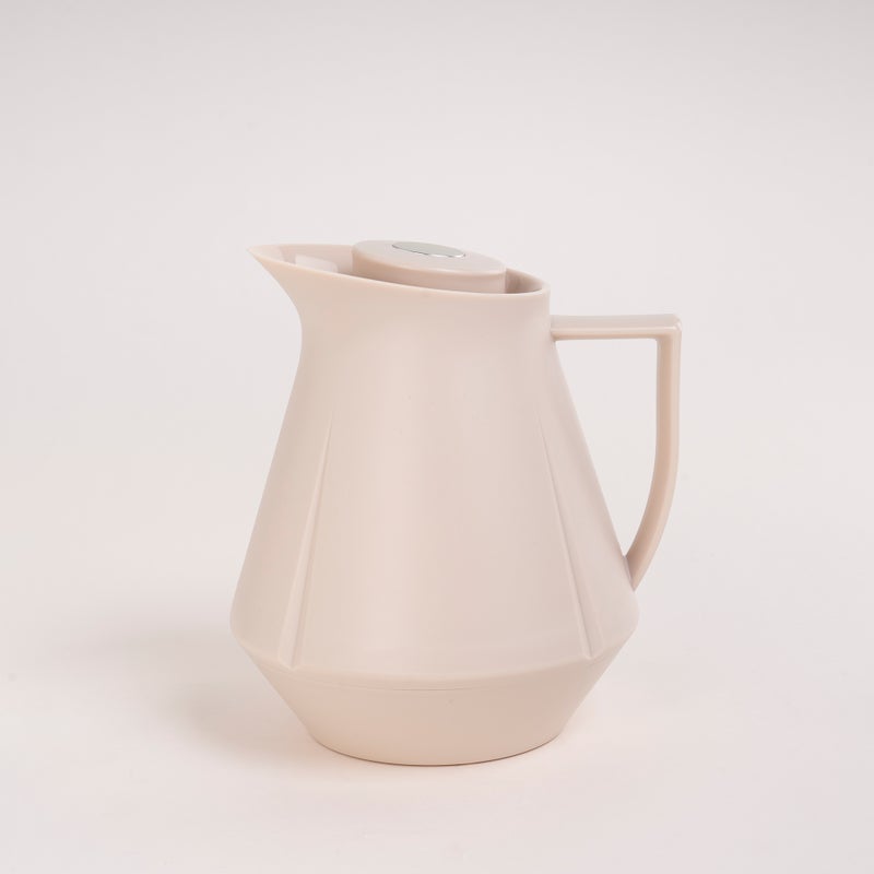 Dallaty plastic vacuum flask beige 1L - Image 1