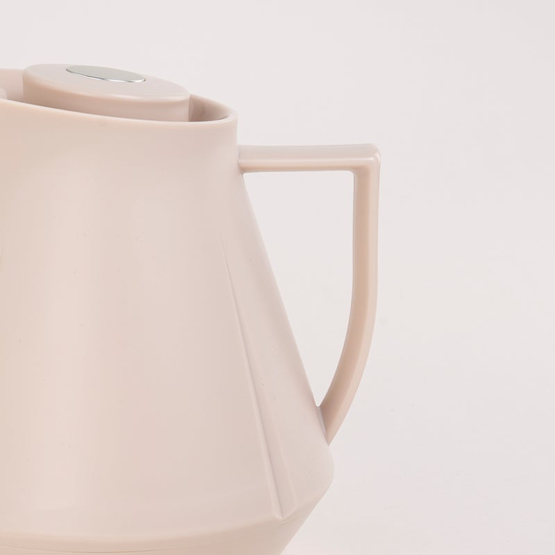Dallaty plastic vacuum flask beige 1L - Image 3