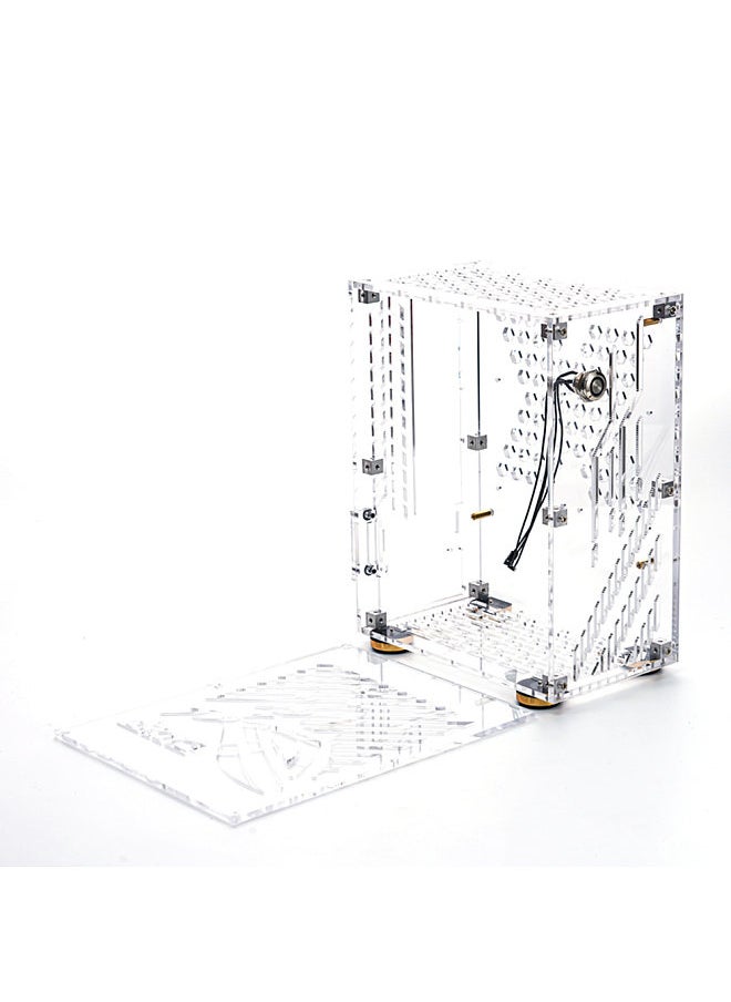 Generic Portable Small Computer Case Plexiglass Shell Compact PC Case Desktop PC Case Mini-ITX Motherboard FLEX Power Supply  - Image 1