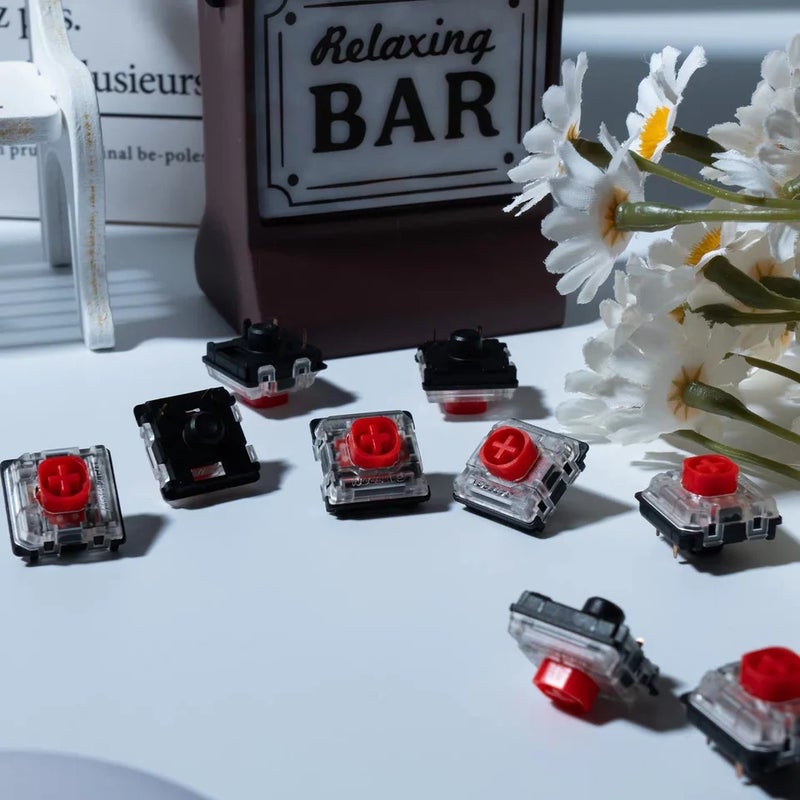 Gateron KS-33 Low Profile 2.0 Silent Linear Switches, 3-pin, Rgb, Hot-Swap, Red, Black, White for Gaming Keyboard - Image 5
