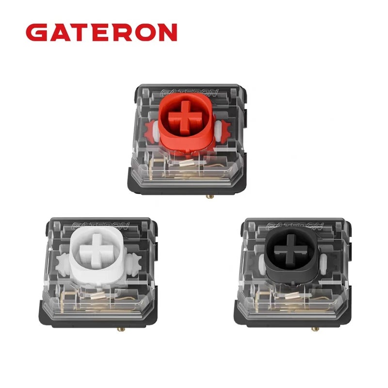 Gateron KS-33 Low Profile 2.0 Silent Linear Switches, 3-pin, Rgb, Hot-Swap, Red, Black, White for Gaming Keyboard - Image 2