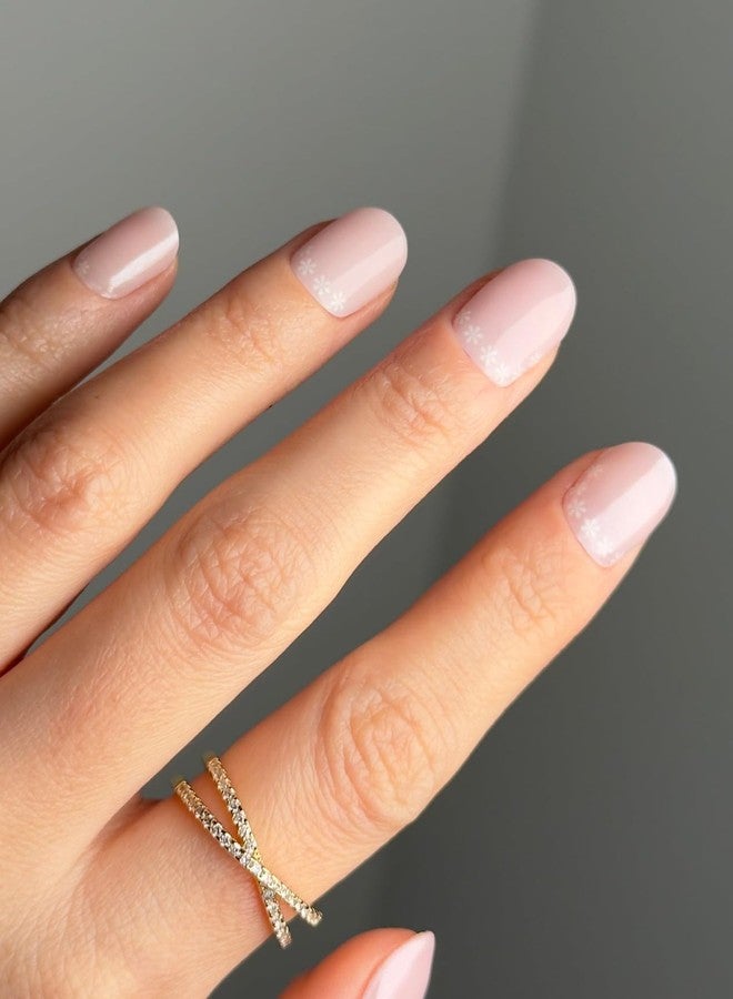 NOVA NAILS NOVA, Female Founded, Semi Cured Gel Nail Strips (Dear Daisy) - The 10 Minute Manicure. Salon-Quality, Works w/Any Lamp, Easy to Apply - Incl. Nail File & Stick (Dear Daisy) - Image 4