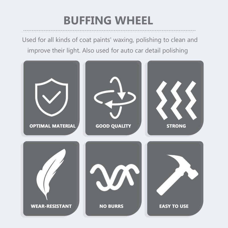 16 Pcs Car Polishing Pads Buffing Wheel Kit 0 1 1 Inch Sponge Set for Auto Paint Correction - Image 5