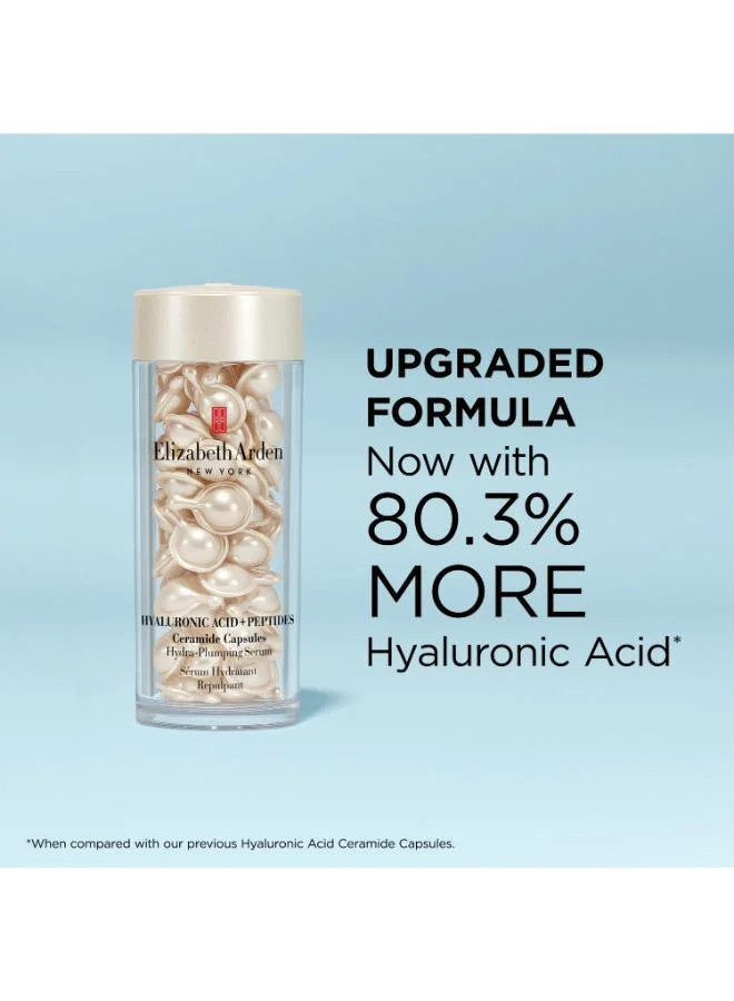 Elizabeth Arden Hyaluronic Acid + Peptides Ceramide Capsules Hydra-Plumping Serum, 90-Piece