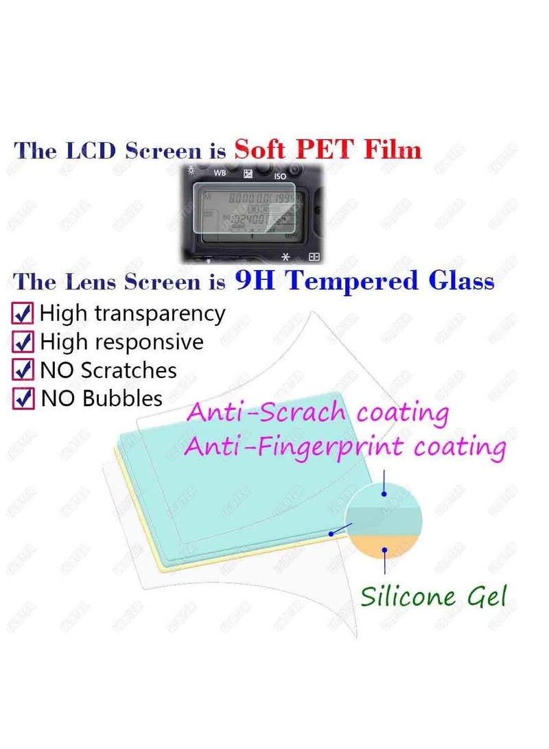 Y&D Lens Protector for Insta360 Go 2 Action Camera with PET Charging Case Screen, 0.3mm 9H Hardness Tempered Glass Protectors Anti-Scrach Anti-Bubble Protective film  - Image 3