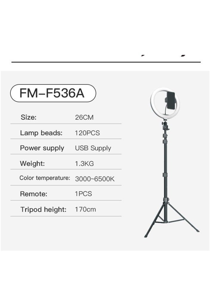 جيه ماري Jmary FM-536A 10 بوصة إضاءة حلقية (طقم) - Image 4
