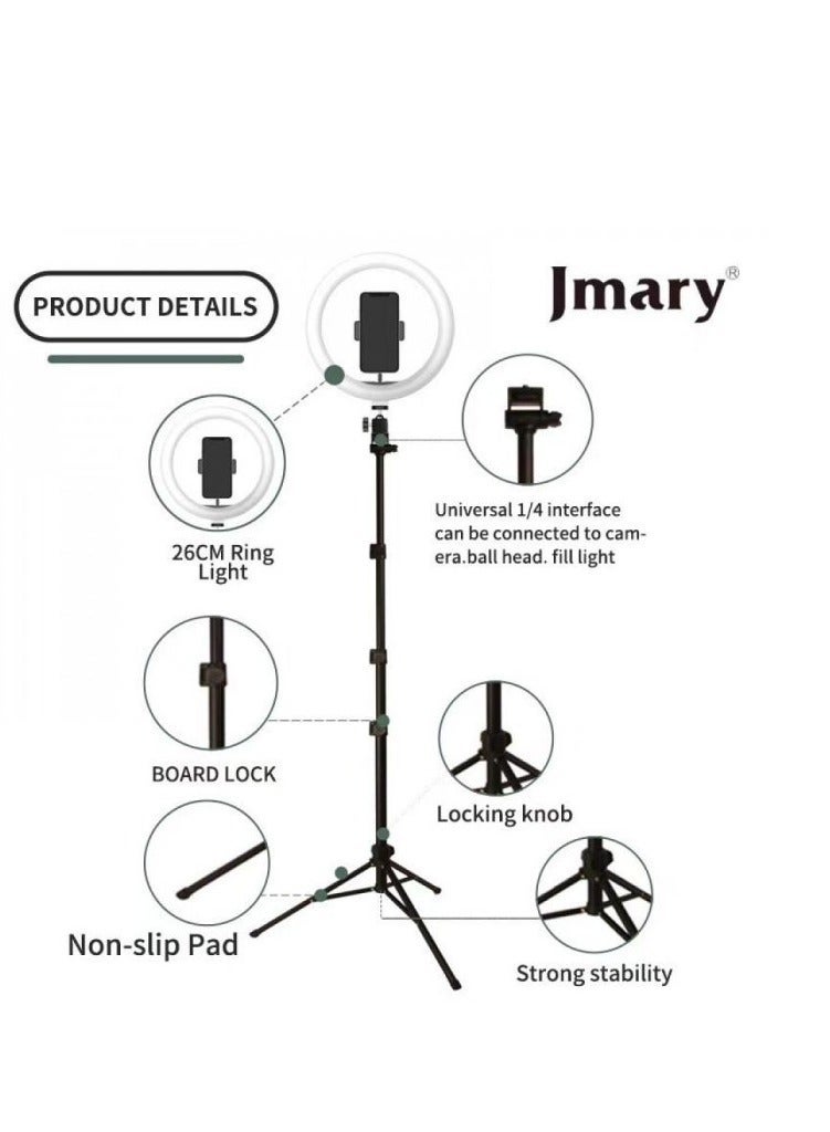 جيه ماري Jmary FM-536A 10 بوصة إضاءة حلقية (طقم) - Image 3