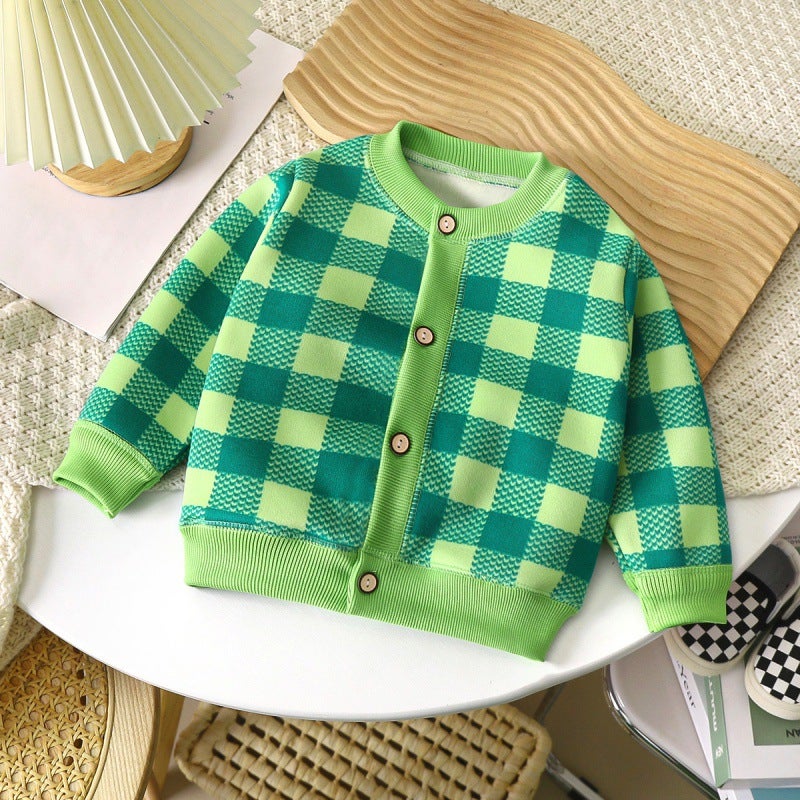 Children'S Sweater Warm Coat Baby Thick Clothes For Boys And Girls Thick Outer Sweater Children'S Clothing - Image 5