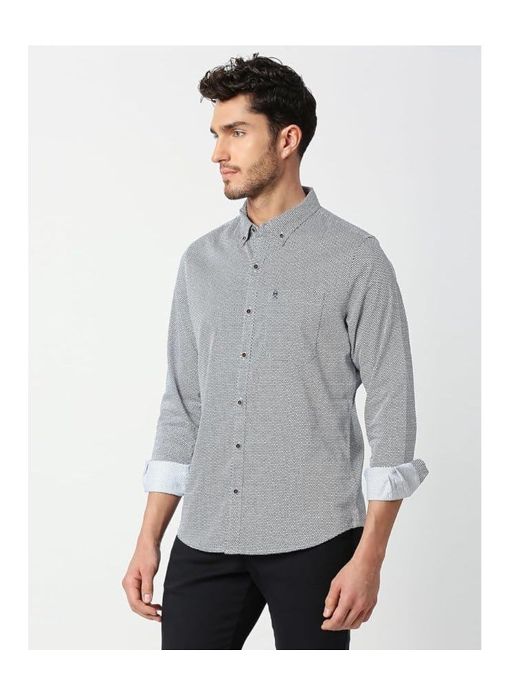 Thomas Scott Men Slim Fit Printed Casual Cotton Shirt - Image 2