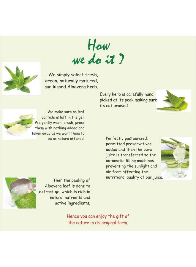 Axiom Aloevera Juice -1L | Made With Cold Pressed Aloe Vera | Aloe vera Juice For Glowing Skin and Healthy Hair | Hepls in Manage Blood Pressure & Cholestrol | Natural Juice For Immunity Booster | No added sugar - Image 4