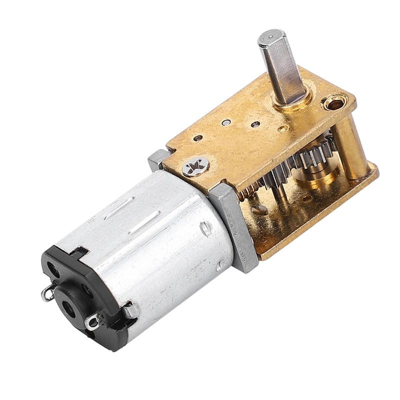 DC6V 70RPM Mini Gear Motor Zinc Alloy Torsion Engine For Smart Car Large Tooth Wheel - Image 1