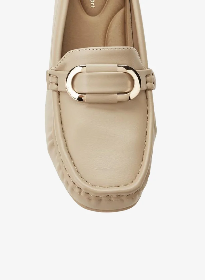 Le Confort BEIGE Loafer With Mettalic Trim for Women | Best Price UAE
