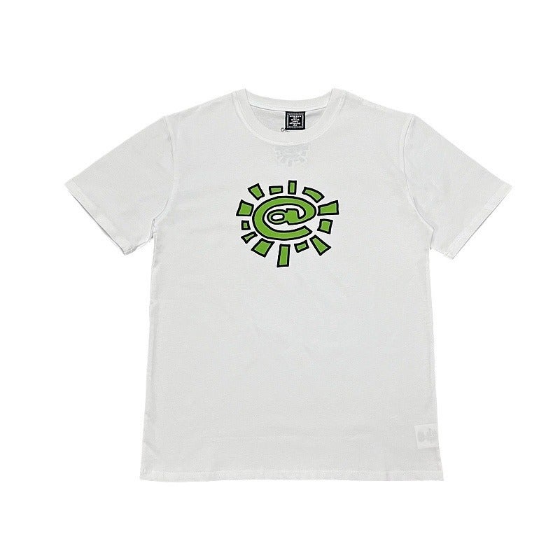 Summer Adwysd Sun Roll T-Shirt Casual Street Hip-Hop Alwaysdowhatyoushoulddo Short-Sleeved Trendy - Image 5