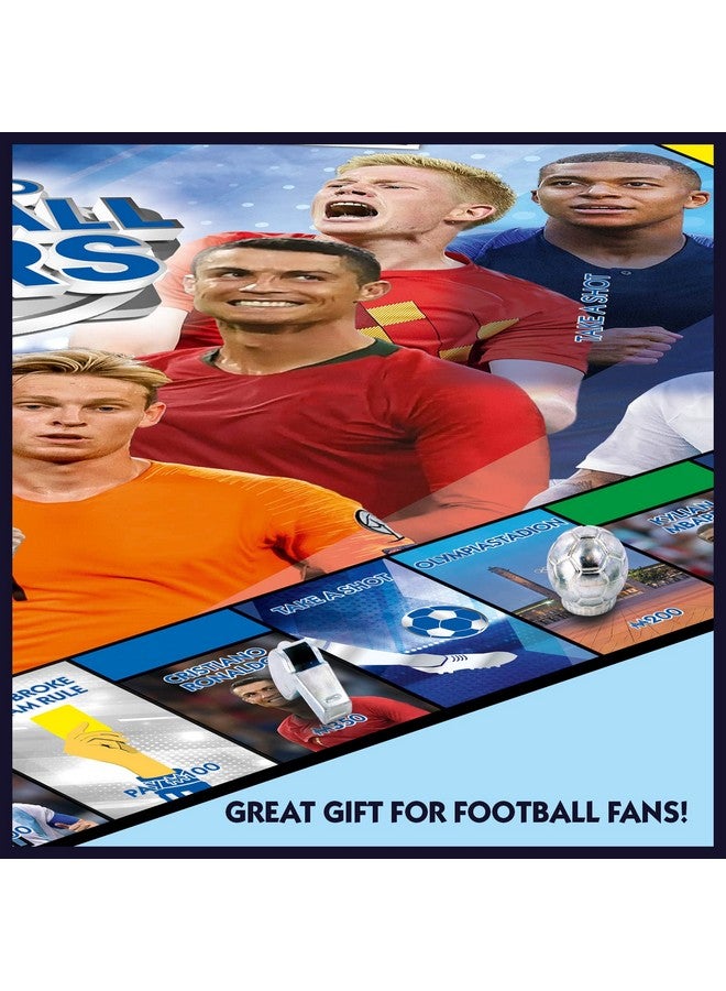 Winning Moves Football Stars Monopoly Board Game, Play with Cristiano Ronaldo, Lionel Messi, Neymar, Harry Kane and Salah, Perfect for The World Cup, Gift and Toy for Boys and Girls Aged 8 Plus - Image 4